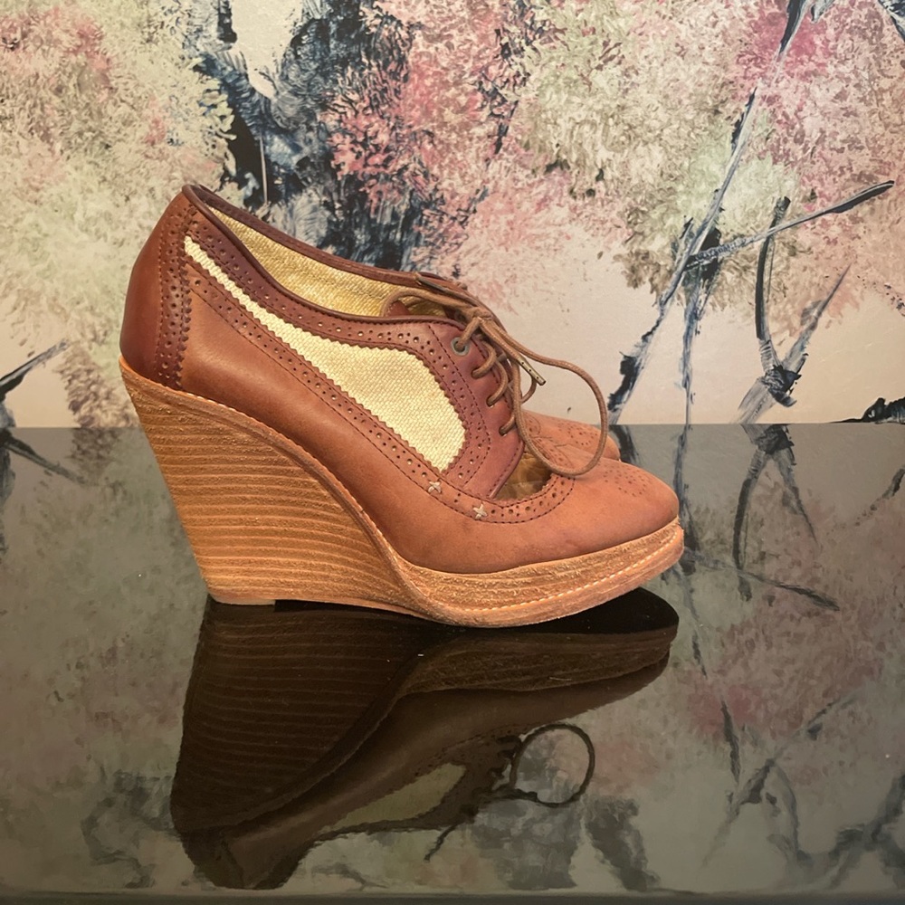 Rag & Bone wingtip platform heels